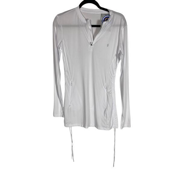 NWT Women's Soothfeel UV Blocking long sleeve White active-ware top Size Small - Picture 1 of 9